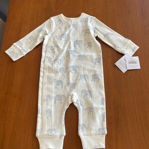 Pehr size 3-6 months elephant romper